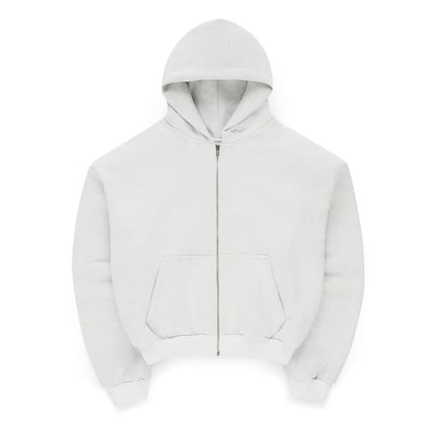 Skylrk 헤일리 grey zip up hoodie