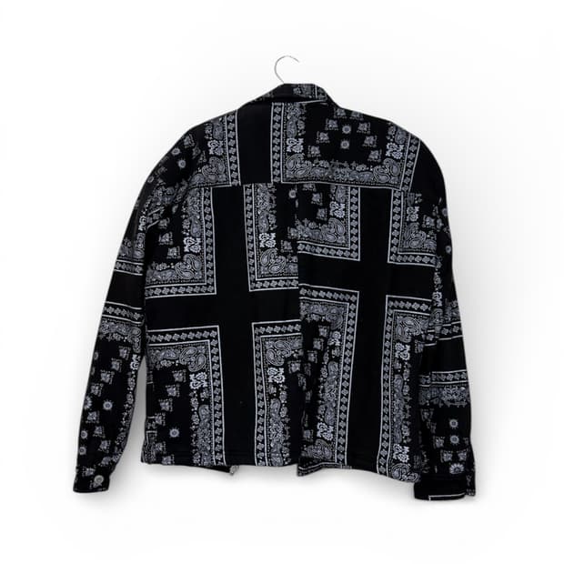 Zara AW22 paisley quilted jacket