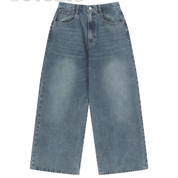 코이세이오 W STITCH DENIM PANTS BLUE