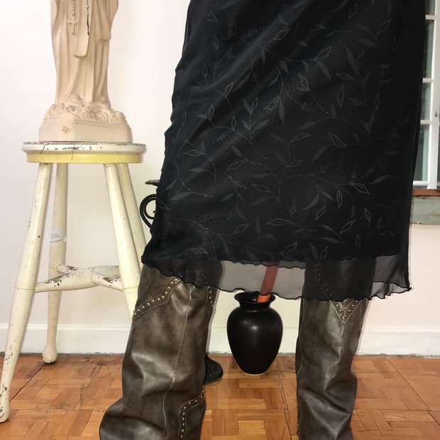  vintage pattern skirt (26inch)