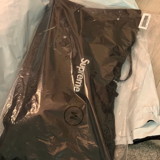 슈프림 마르지엘라 mm6 박스로고 후드집업 블랙 M