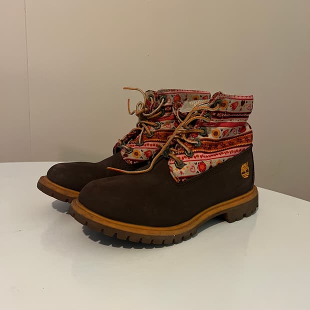 팀버랜드 어센틱 패브릭 롤탑 부츠