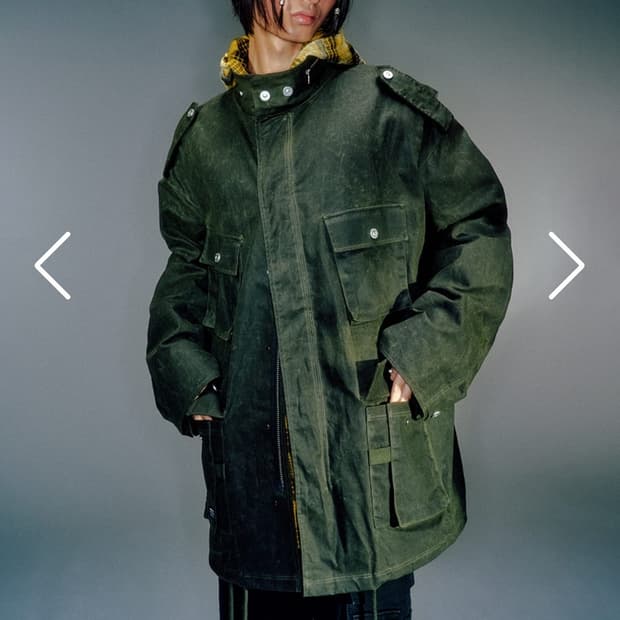 vacant archive 왁스드 필드자켓