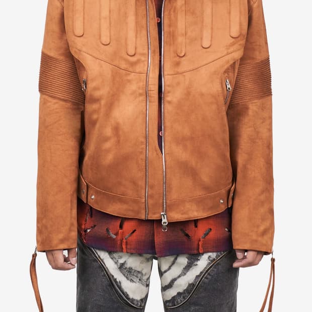 JUNTAEKIM LEATHER BIKER JACKET XL