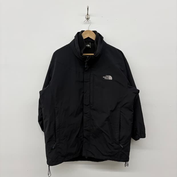 노스페이스 블랙 바람막이 패딩 자켓 XXL