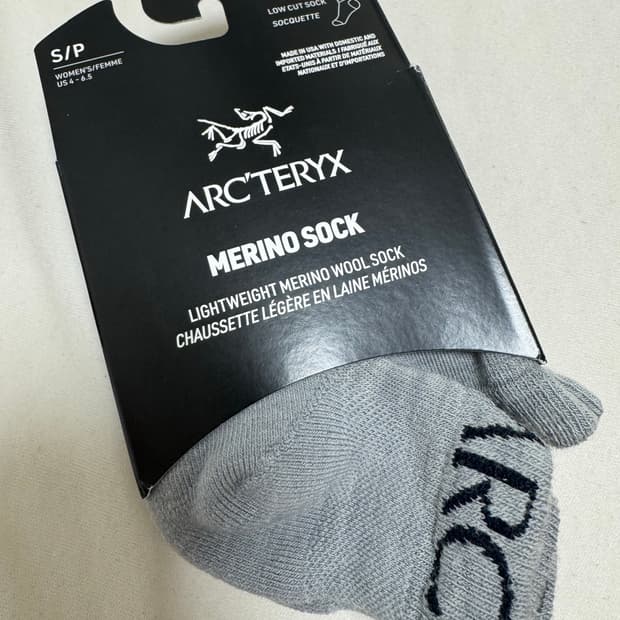 아크테릭스 메리노울 로우컷 삭스 울양말