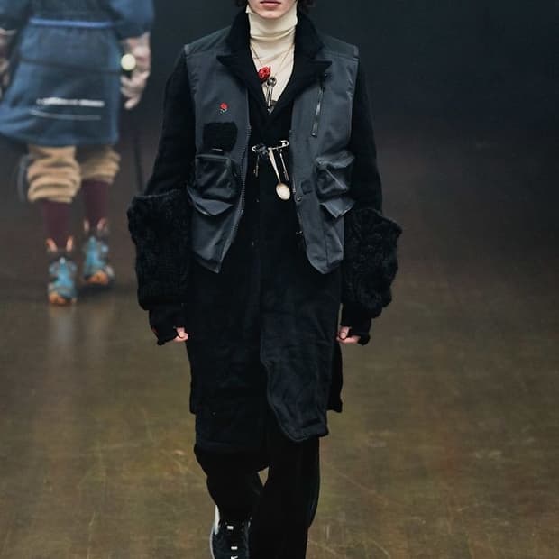 언더커버 19aw 축융 울 니트 코트 undercover 시계테엽오렌지