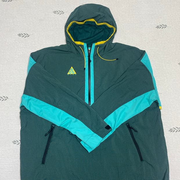[XL]나이키 acg 우븐아노락 그린