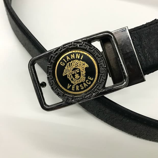 베르사체 메두사 레더 벨트