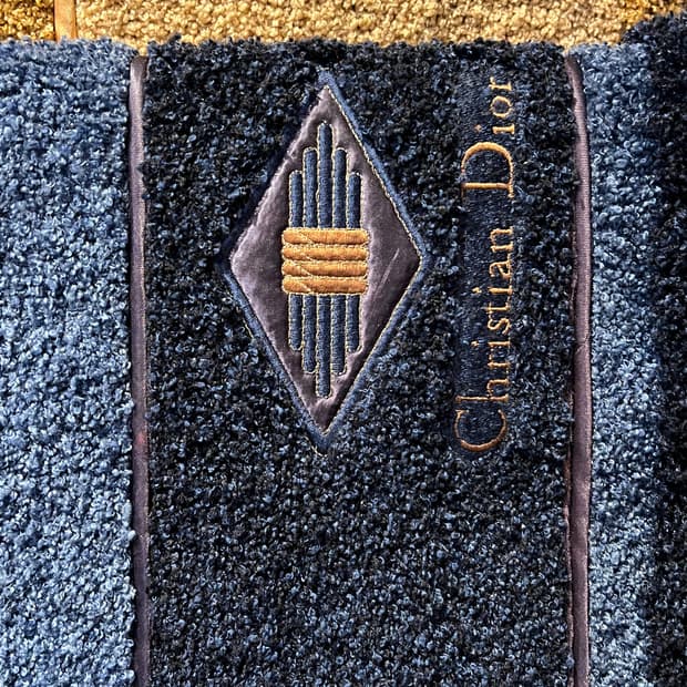 90s Christian Dior Decorative Accent Rug