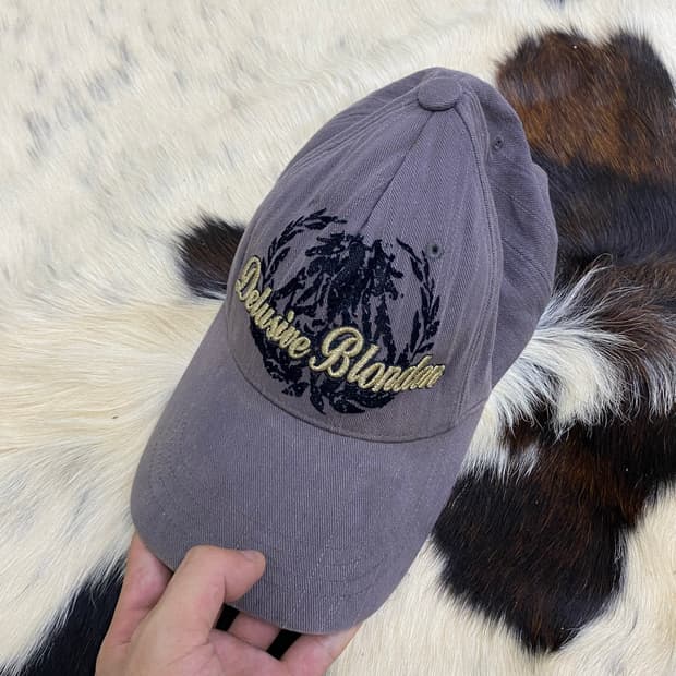 .Y2K Mood Print Cap