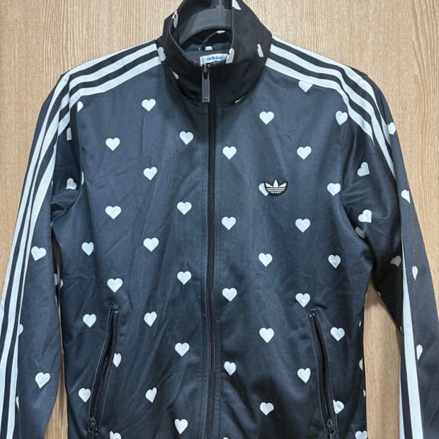 아디다스 파이어버드 하트 도트 우먼 져지