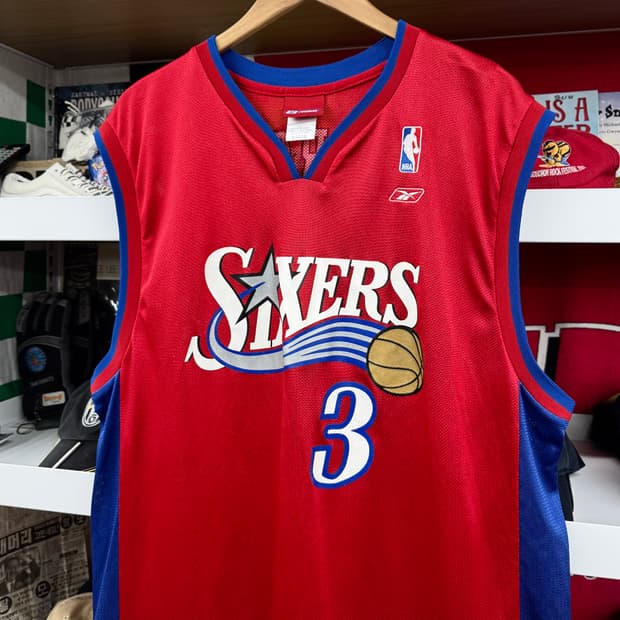 리복 NBA 필라델피아 76Ers 앨런 아이버슨 져지 (2XL)