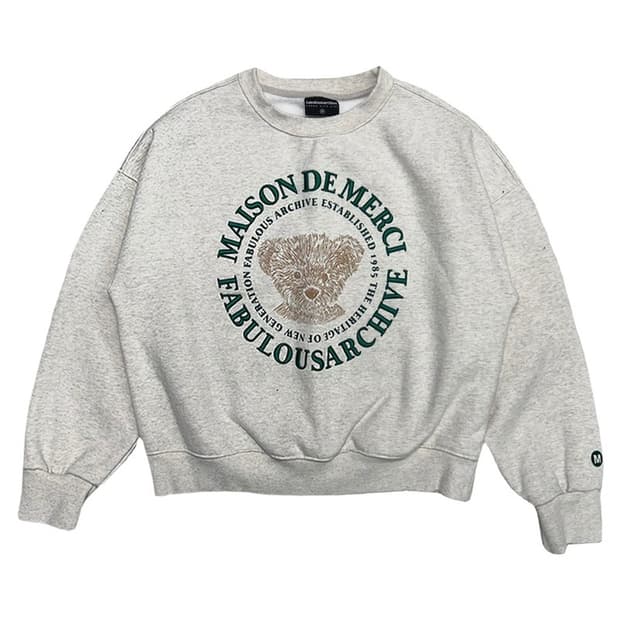 패블러스 아카이브 자수 맨투맨 M