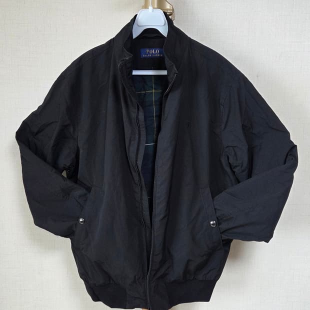폴로 랄프로렌 블랙 폴리 자켓