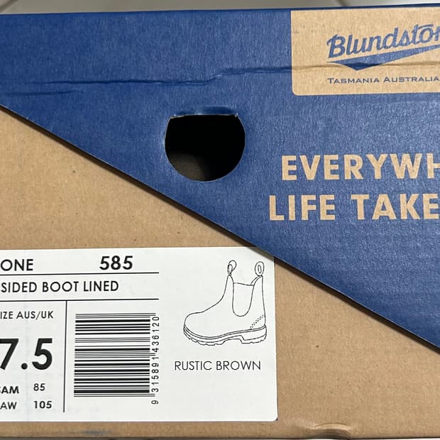 블런드스톤 585 러스틱 브라운 