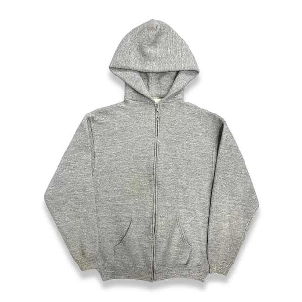 70s 러셀 그레이 후드집업 L
