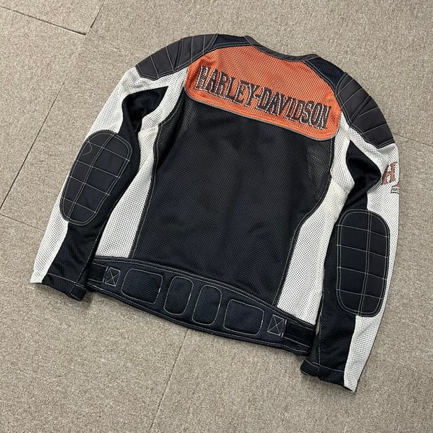 할리데이비슨 컬러브록 매쉬  라이더자켓