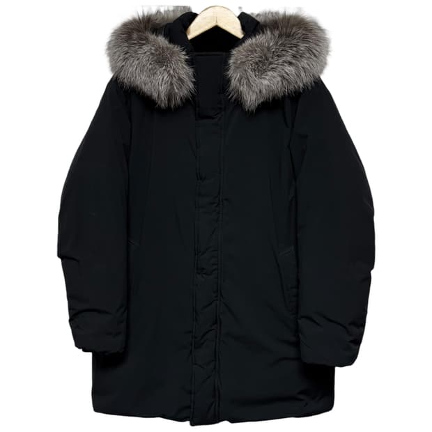 3738 올젠 거위털 구스다운 폭스퍼 패딩