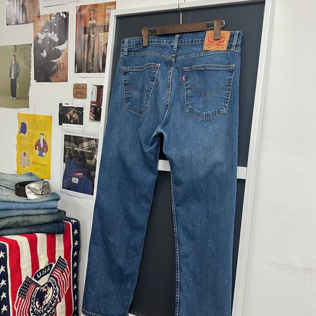 Levis 리바이스 505 레귤러 스트레이트 데님 팬츠