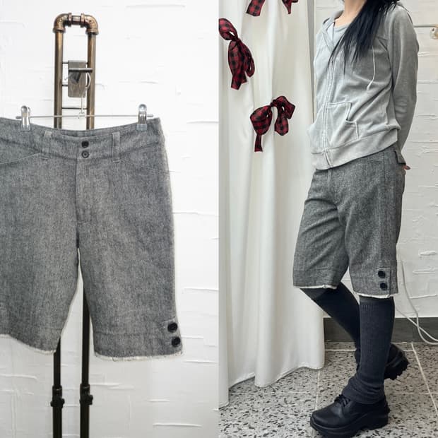 Buttons winter shorts