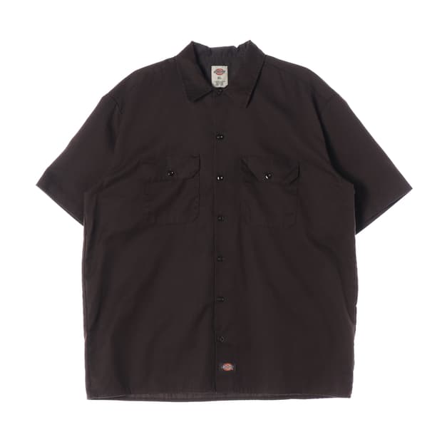 디키즈 반팔 셔츠 브라운 XL