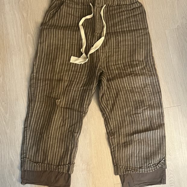 Aleksandr Manamïs stripe pants