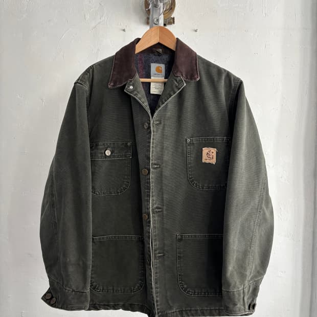 Carhartt 칼하트 90s 미시건 초어 워크 자켓 