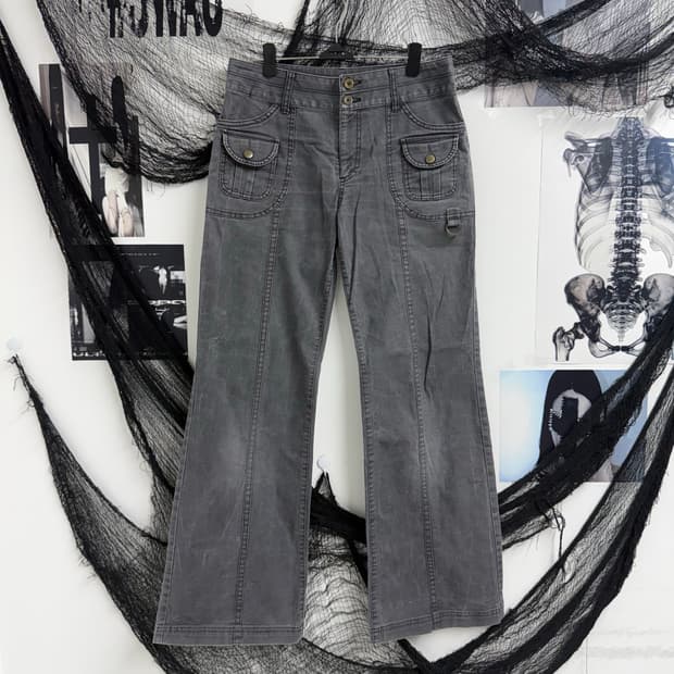 00s mood pocket bootscut denim pants