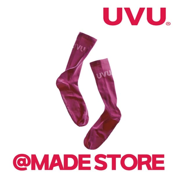 UVU 양말 러닝 삭스 핑크