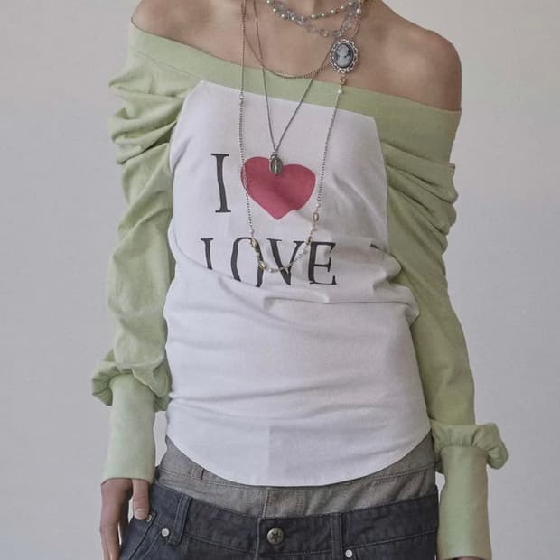스컬프터 love 오프숄더 💌