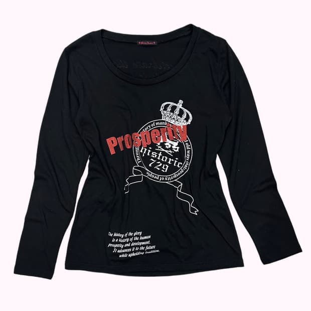 crown lettering printing t-shirt