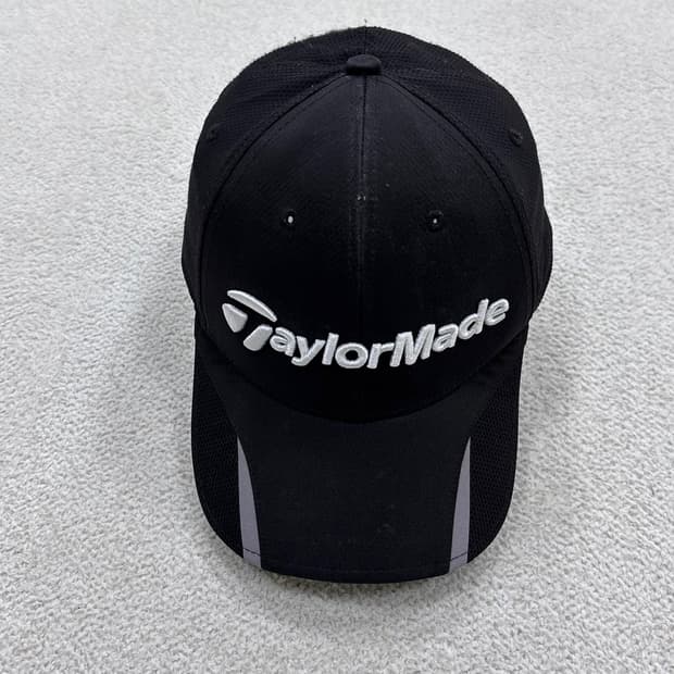 F 테일러메이드 블랙 볼캡 (오염확인) 0406E