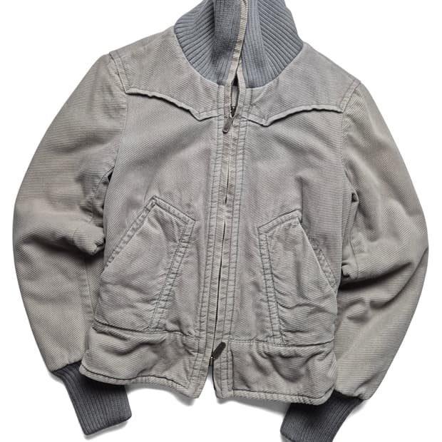 [XS] 아르마니 익스체인지 하이넥 크롭 자켓