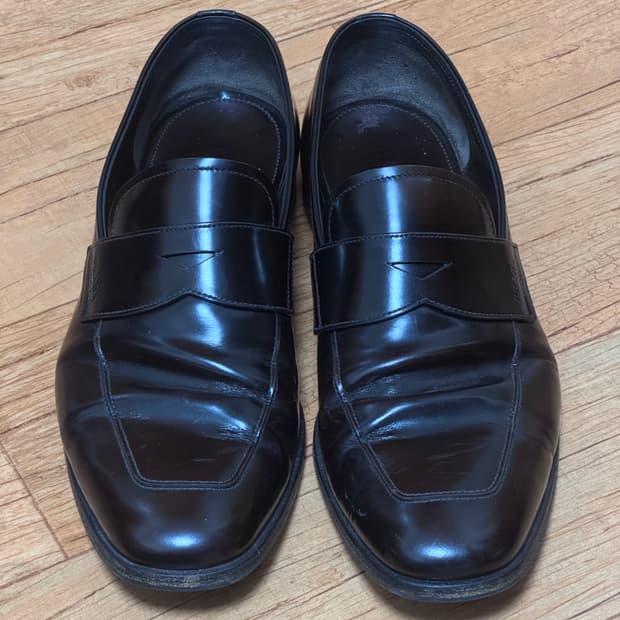 프라다 블랙 페니로퍼