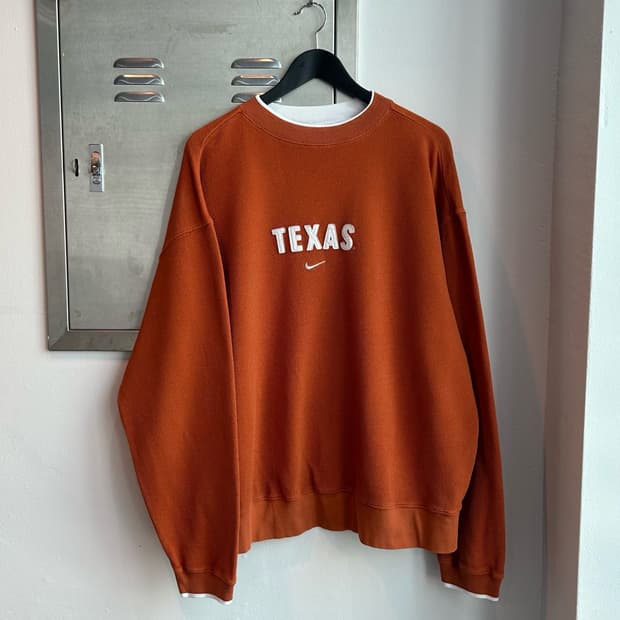 00s 나이키 텍사스 써멀 스웻셔츠