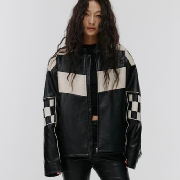 S/E/O  Faux leather jacket