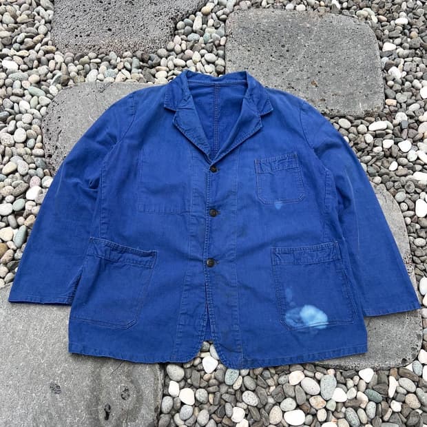 FADED VINTAGE WASHING BELTED 빈티지프렌치워크자켓