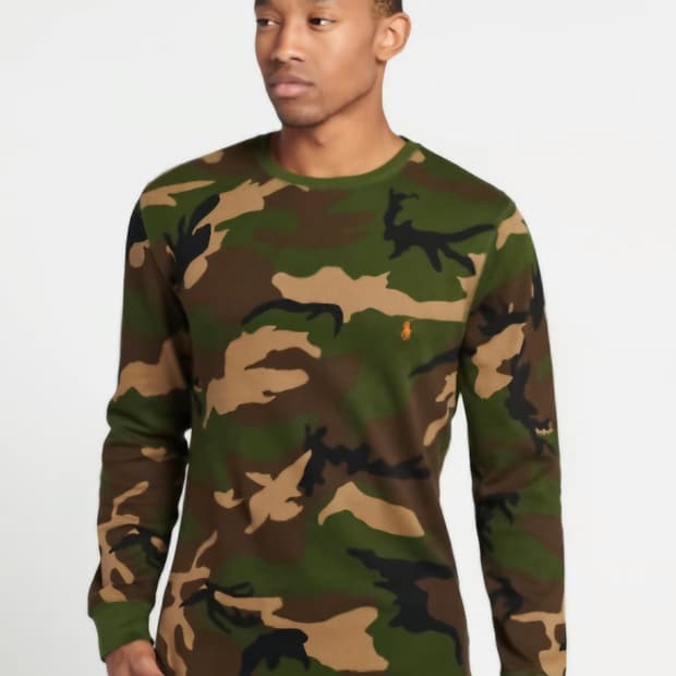 😍무배)👕새상품)폴로랄프로렌 카모 티셔츠