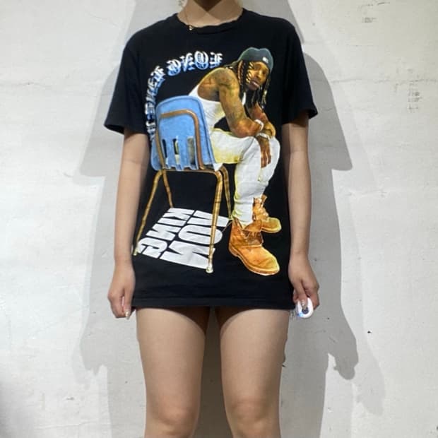 킹본 King Von 롱리브본 빈티지 그래픽 티셔츠 S