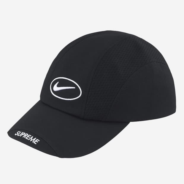 슈프림 나이키 러닝햇 블랙 25ss