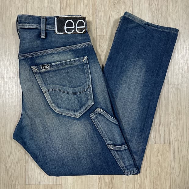31~32) Lee 재팬 패치업 하드워싱 카펜터 데님팬츠(일본제)