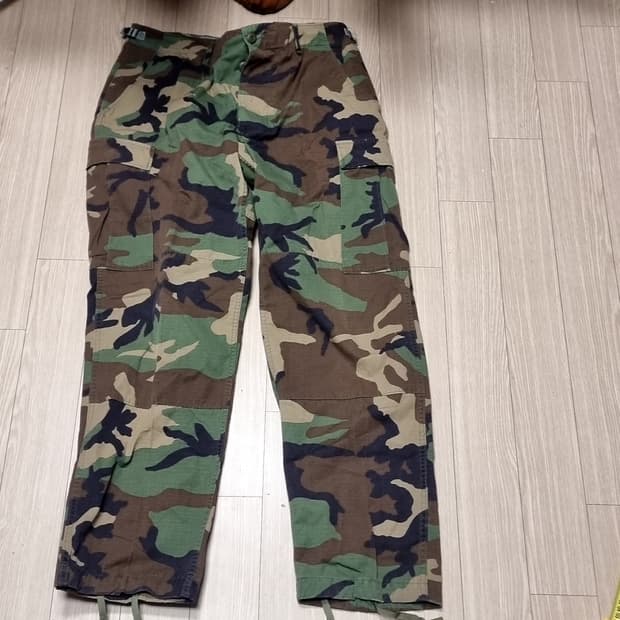 미군 밀리터리 우드랜드 카모 바지(미듐레귤라)