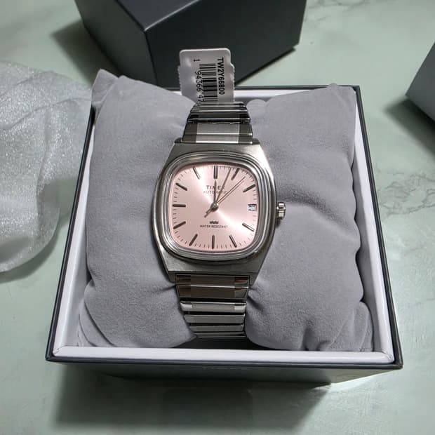 Timex 1983 e-line 파스텔핑크