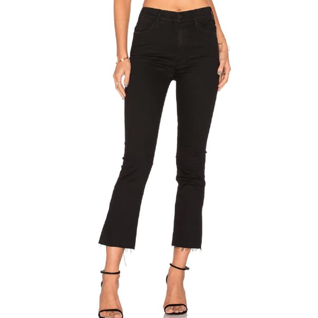 마더 허슬러 앵클 프레이 블랙 데님 진 (25)