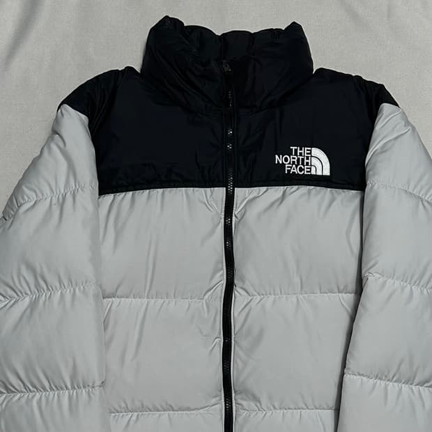 L 노스페이스 화이트 눕시 다운 패딩