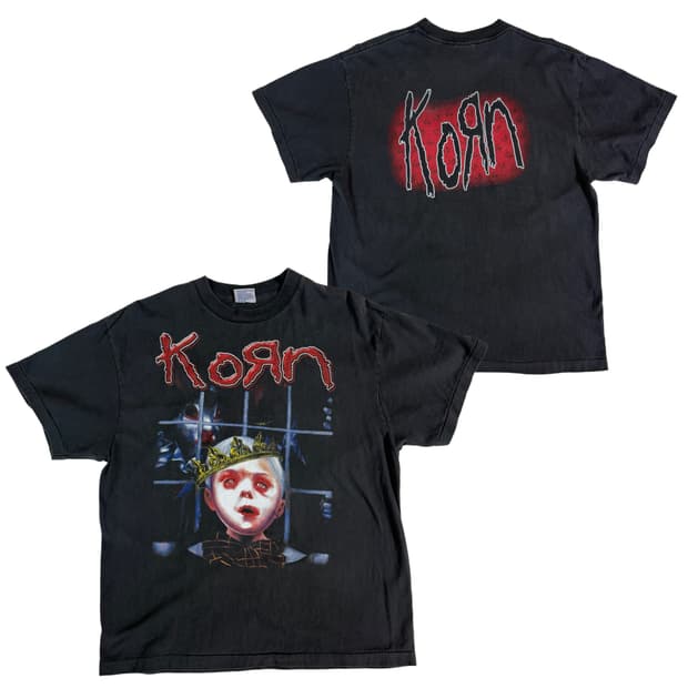 Korn Crowned Child 빈티지 티셔츠
