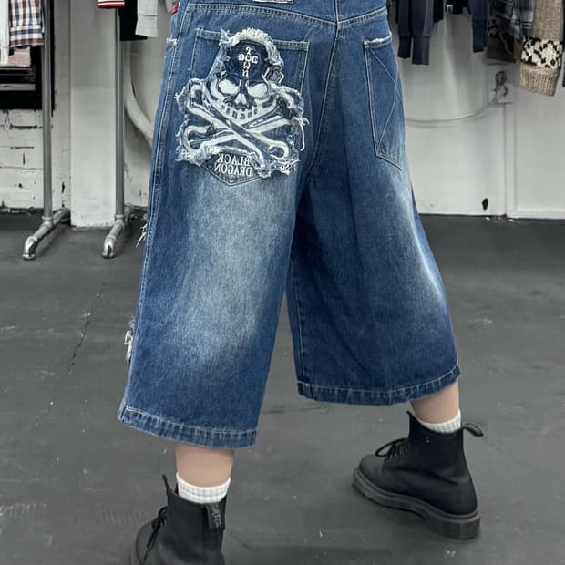 도그타운 스컬패치 데님팬츠