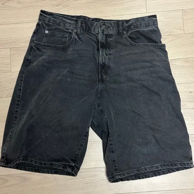 자라 흑청 버뮤다팬츠