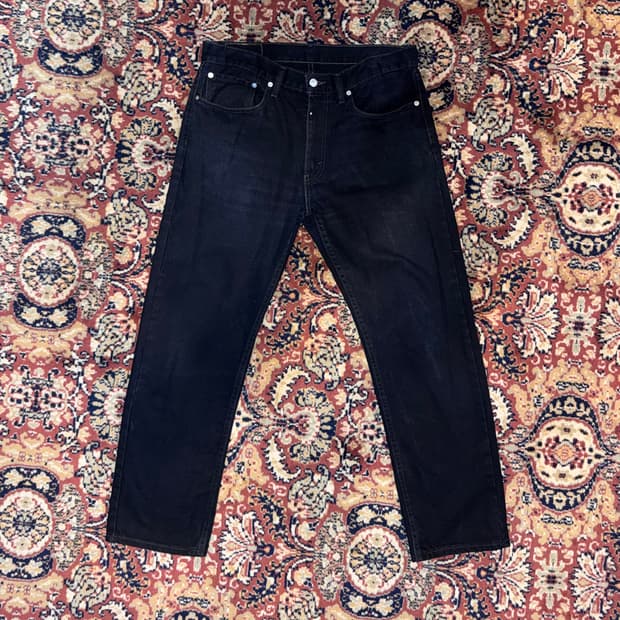 빈티지 리바이스 505 블랙 진 데님 34 (661)